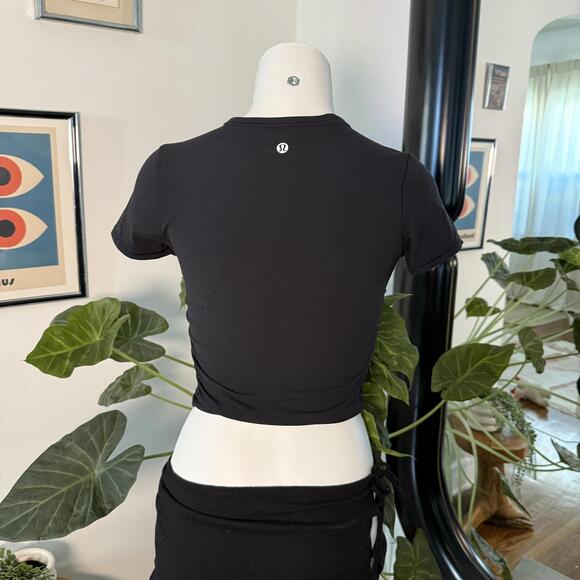 Lululemon Ruched Cropped Top - Picture 3 of 3